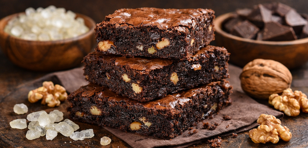 Čokoládové brownies s mastichou