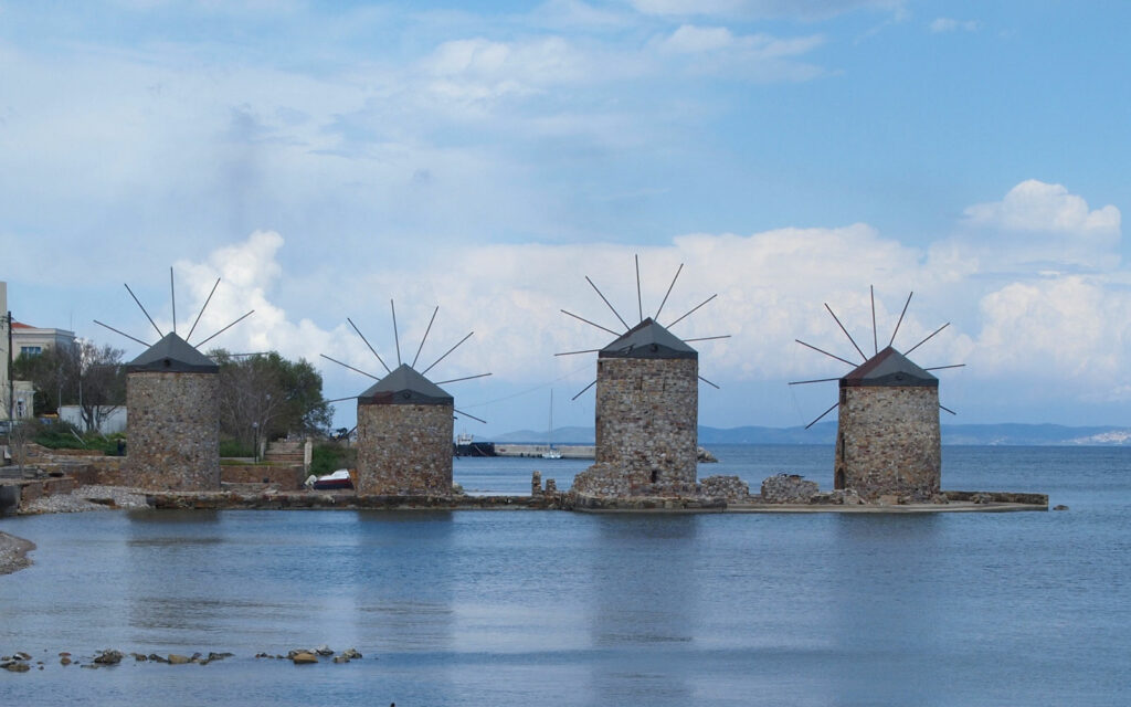 Chios mlýny, domov mastichy