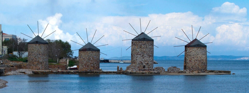 Chios, mlýny