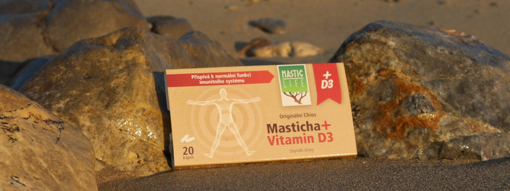 Vitamin D3 plus masticha